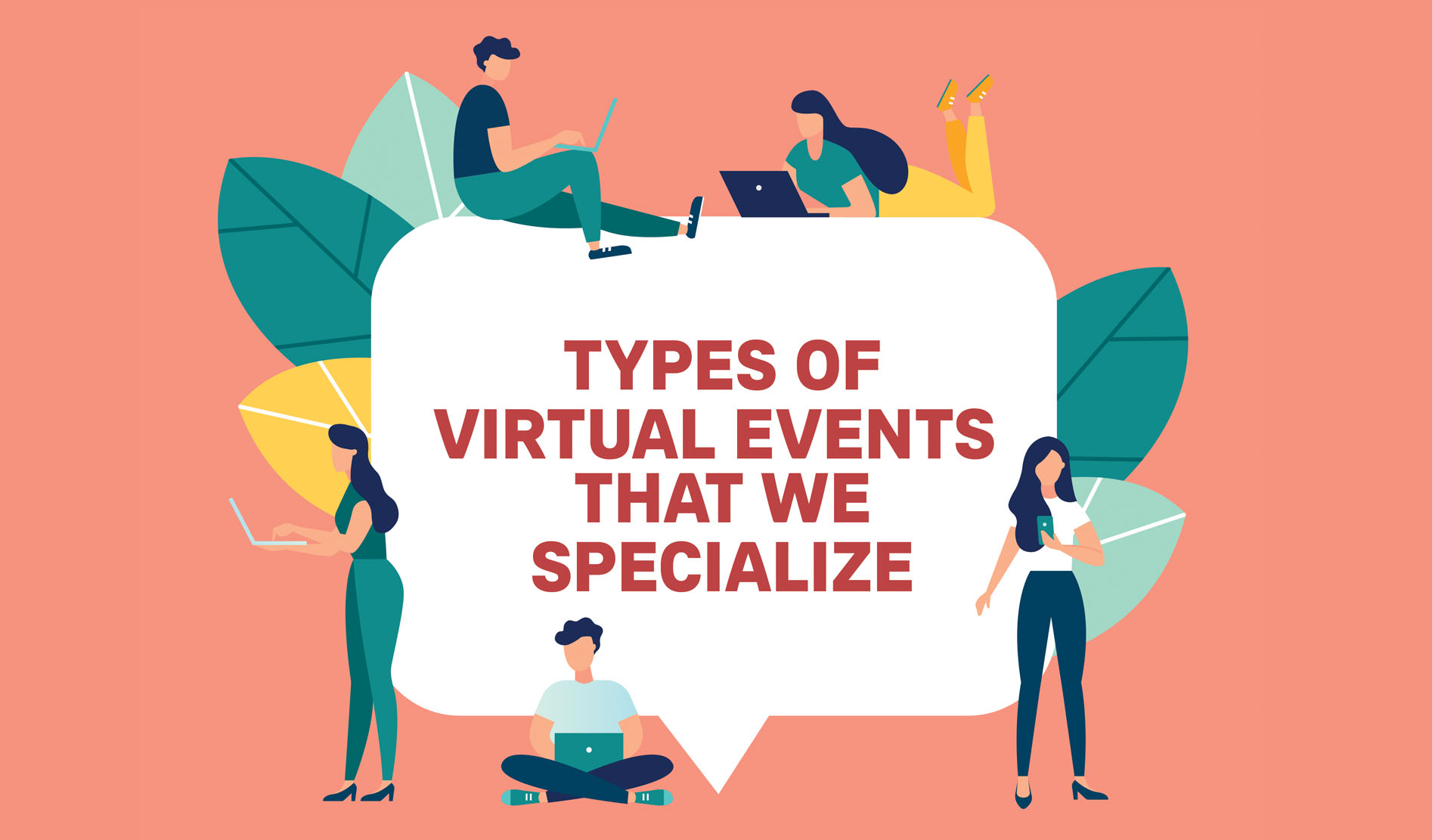 Types of virtual events that we specialise